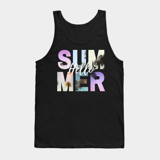 Hello SUMMER Tank Top by Vadila arts